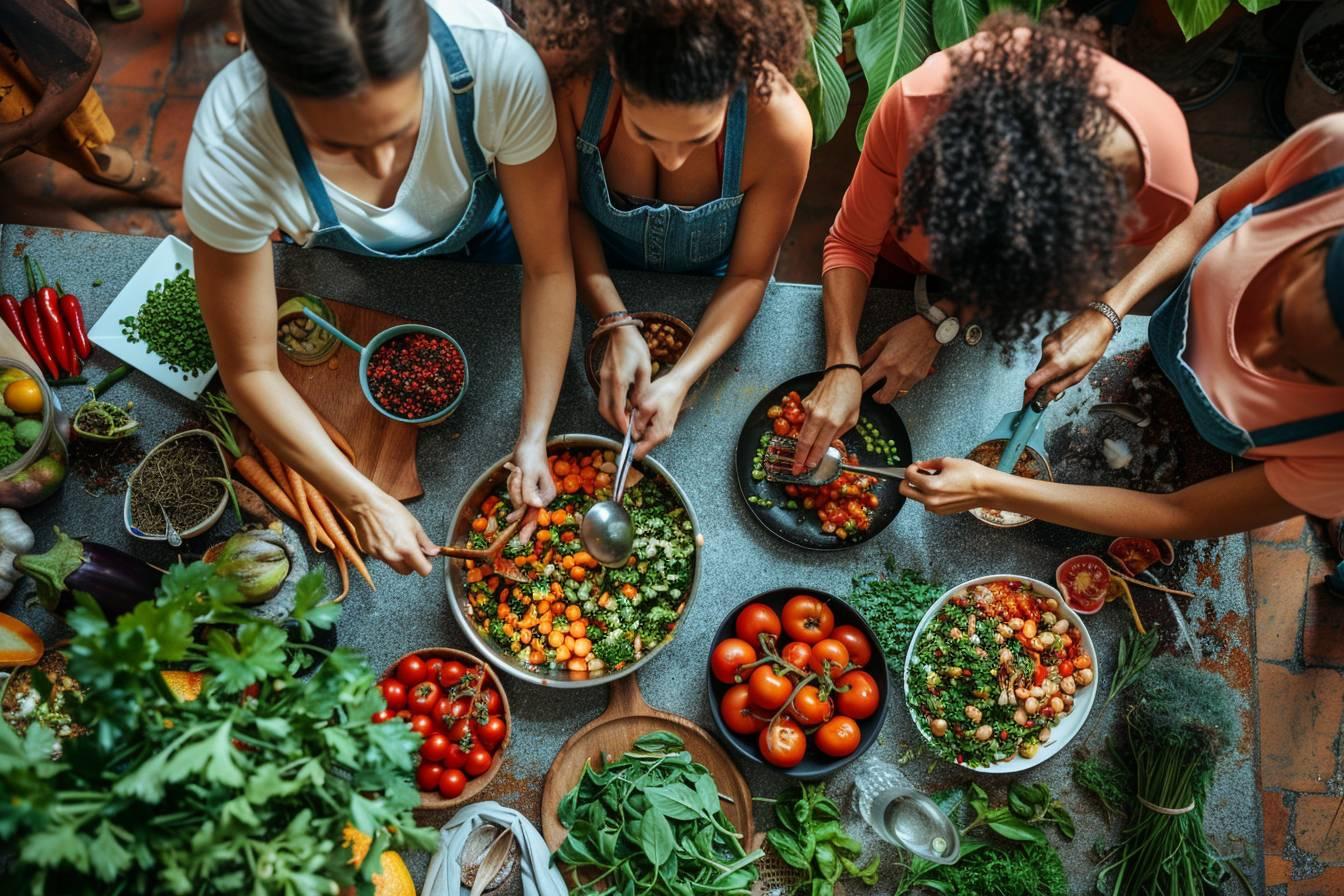 Team building savoureux : apprenez à cuisiner végétarien en équipe pour renforcer la cohésion