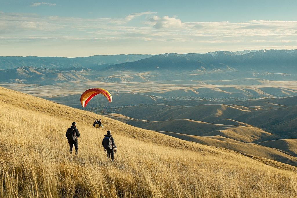 Above : Renforcez votre Team Building avec des Expériences de Parapente Inoubliables dans des Paysages Éblouissants !