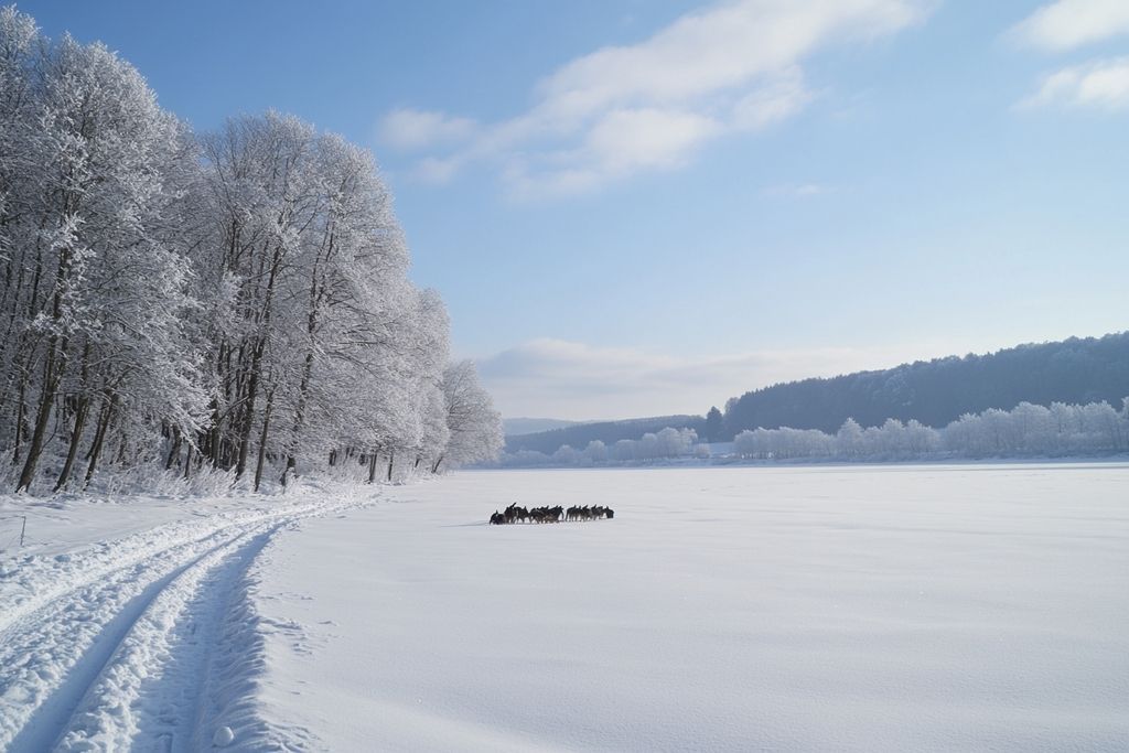 Laïka de Iakoutie : Team Building Inoubliable avec Chiens de Traîneaux et Cani-Randonnée à Proximité de Nevers