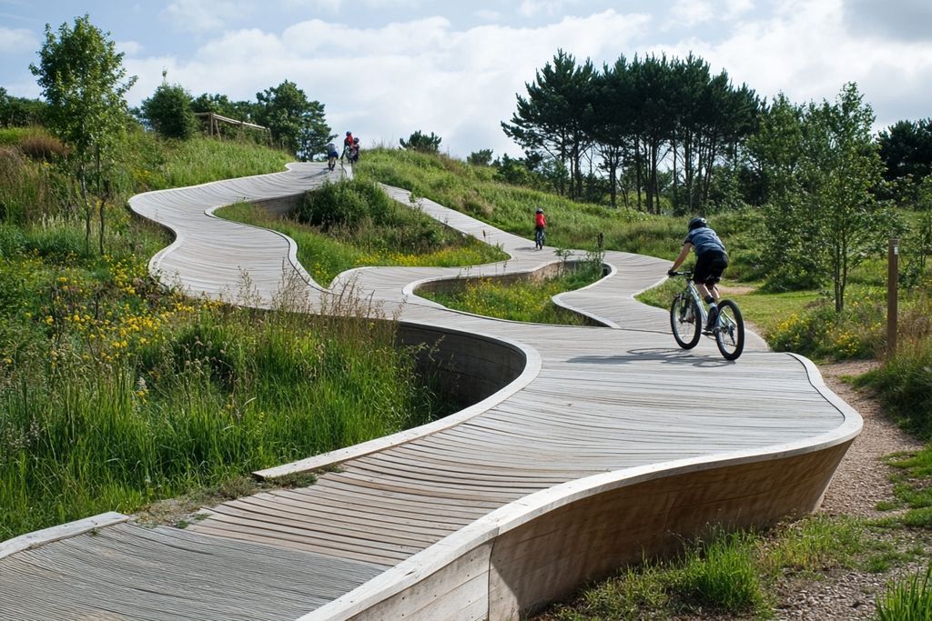 Team Building au Spot De La Butte : Découvrez un Terrain de VTT Unique avec Bosses, Tables et Virages Relevés !