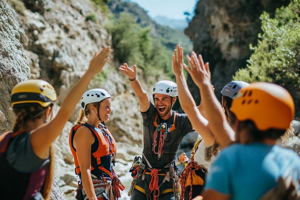 Ecole de Canyoning des Alpes : Renforcez votre Team Building avec une Formation Complète en Canyoning