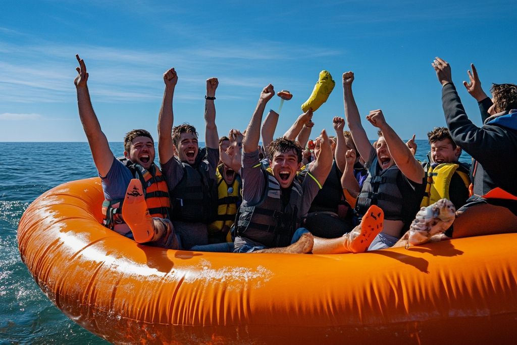 Eva Water Sport : Vivez une Expérience de Team Building Inoubliable en Bouée Tractée à Cancale !