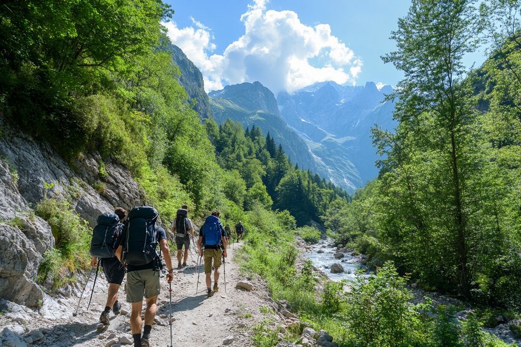 Evasion Canyoning : Renforcez l'esprit d'équipe avec nos aventures de canyoning à Saint Gervais les Bains et Les Contamines Montjoie !
