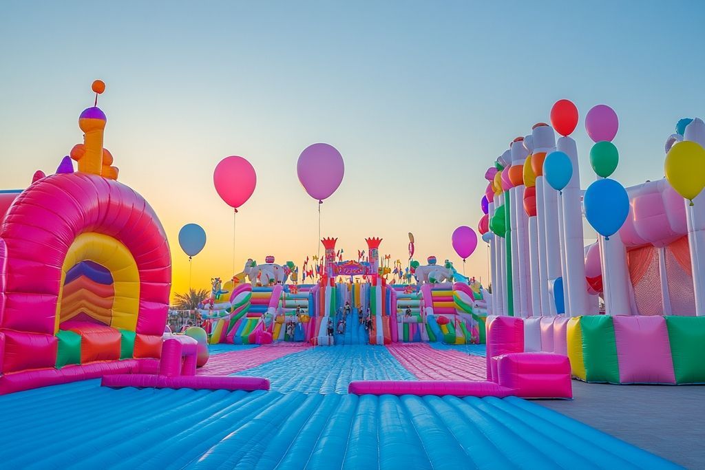 Happy Smile : Boostez votre Team Building avec nos Châteaux et Attractions Gonflables !