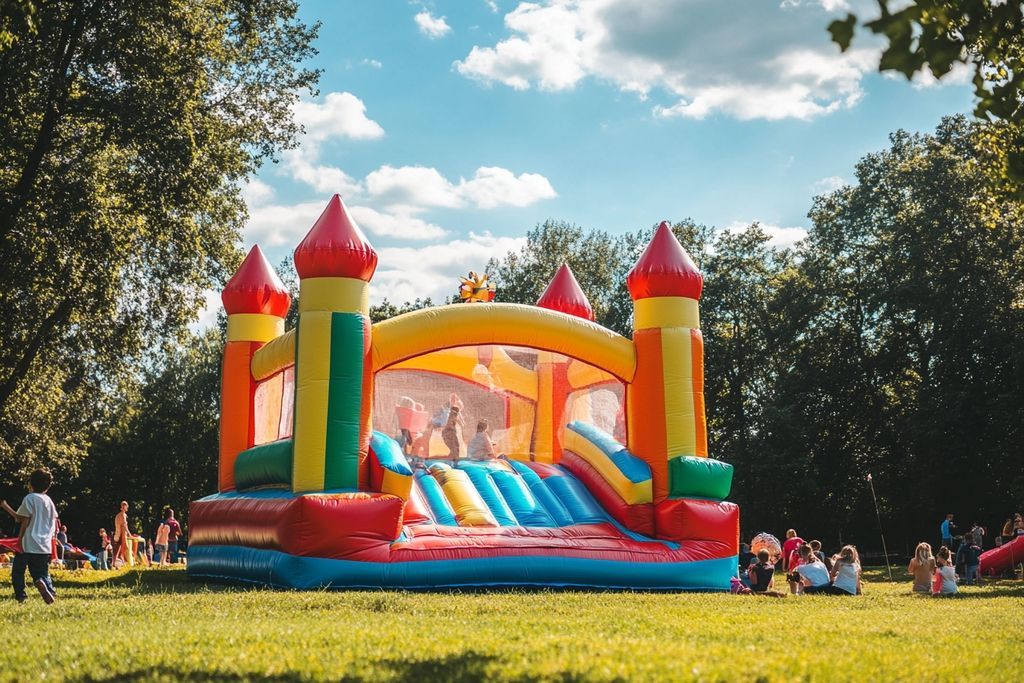 Kado'Fun'Sport : Transformez Votre Team Building en Une Journée Inoubliable avec Nos Châteaux Gonflables et Mur d'Escalade !