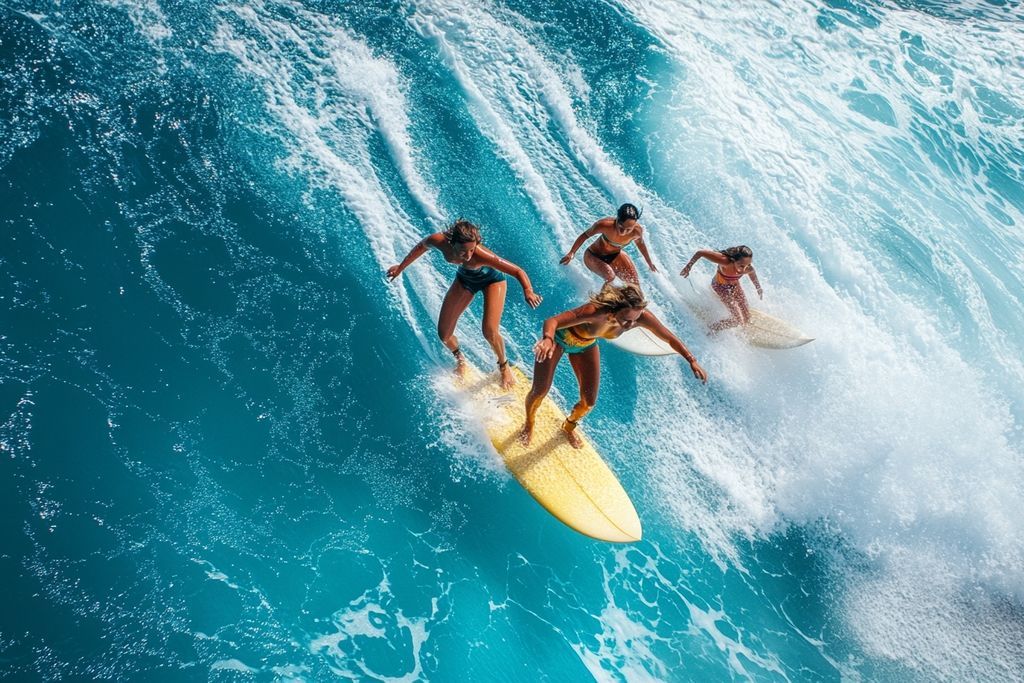 Les Femmes Prennent le Large : Renforcez l'Esprit d'Équipe avec des Activités de Surf Inclusives au Centre de Sports d'Aventure