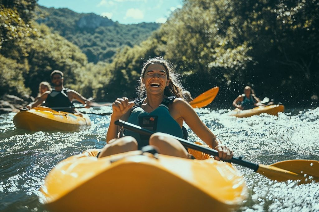 Shark'Aventures : Renforcez l'esprit d'équipe avec une descente canoë-kayak inoubliable sur l'Aveyron à Montauban