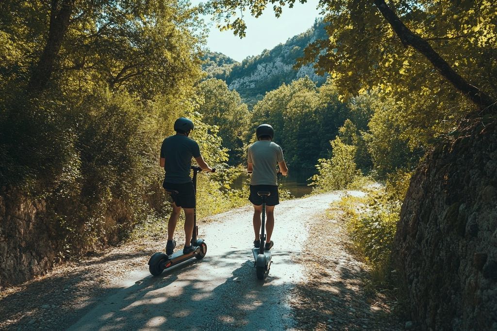 Trott’in Gardèche : Vivez une Aventure Unique en Team Building avec nos Balades en Trottinette Électrique Tout-Terrain dans le Gard et l'Ardèche !