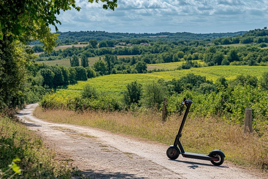 Vert e-Trott : Renforcez l'esprit d'équipe avec nos trottinettes électriques tout-terrain et des parcours GPS inoubliables dans le Périgord Vert !