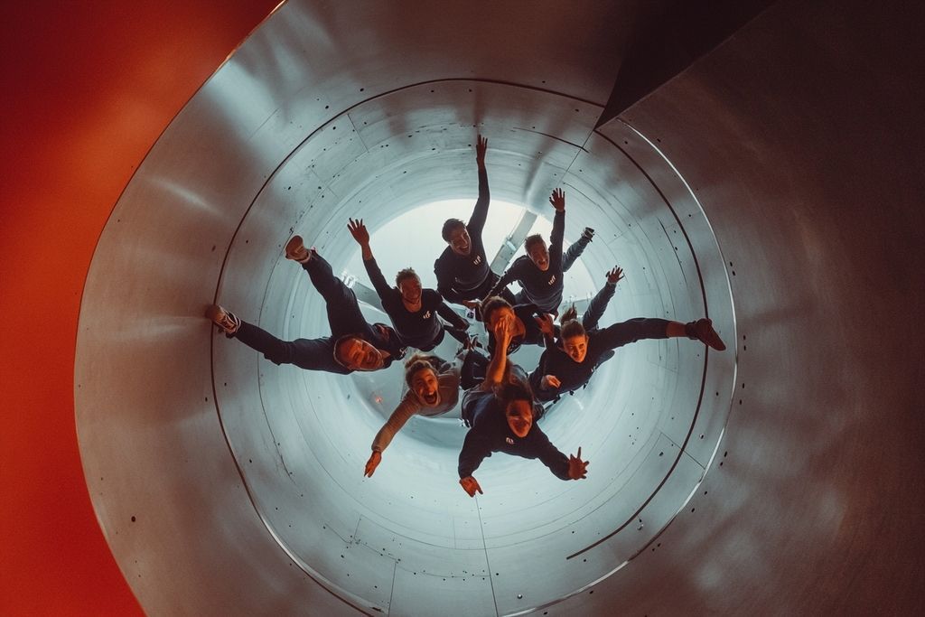 Wind Fly Vichy : Vivez des Sensations de Chute Libre en Équipe - Idéal pour Anniversaires, EVJF/EVG et Team Building !