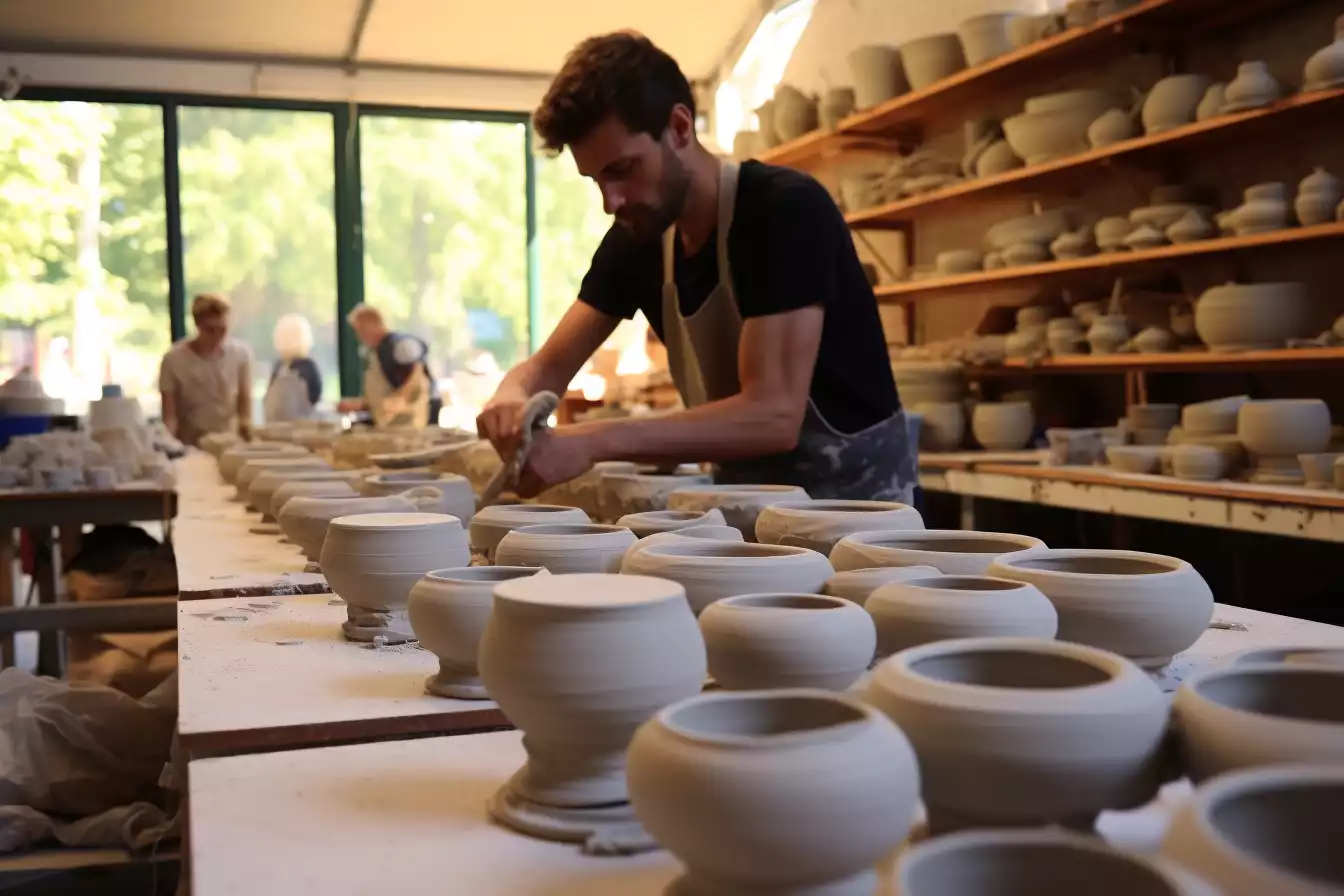 atelier tournage modelage poterie ceramique team building 1 1