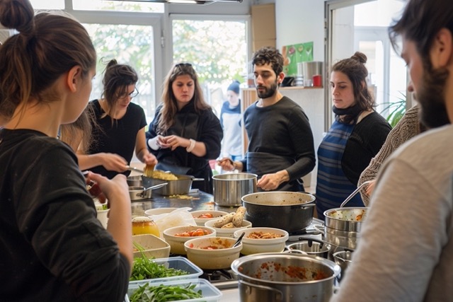 atelier cuisine solidaire team building paris 1 Moyenne