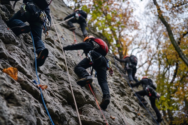 escalade team building hapik chambourcy renforcez cohesion equipe 2 Moyenne