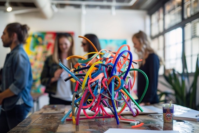 pop sculpture team building boost collaboration creativity 4 Moyenne