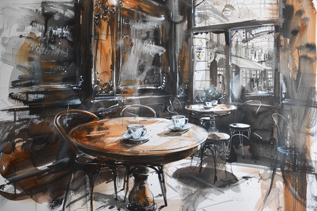 atelier coffee painting team building paris idf 2