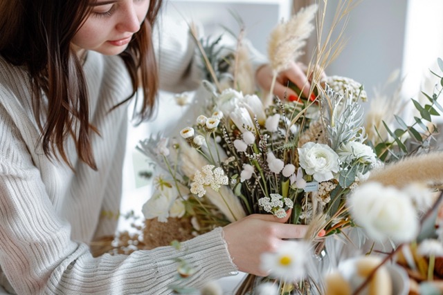 atelier fleurs sechees rhone alpes team building 1