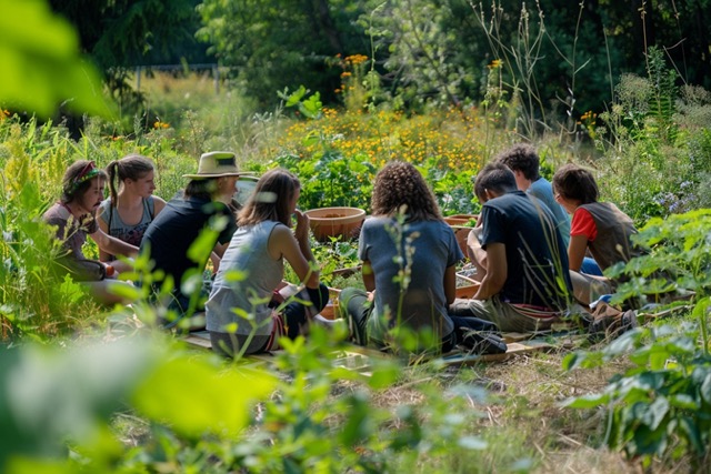 permaculture team building ile france 1