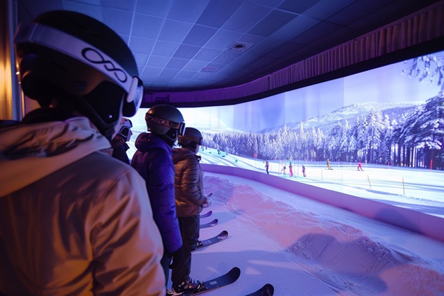 simulateur piste ski indoor team building nimes 1