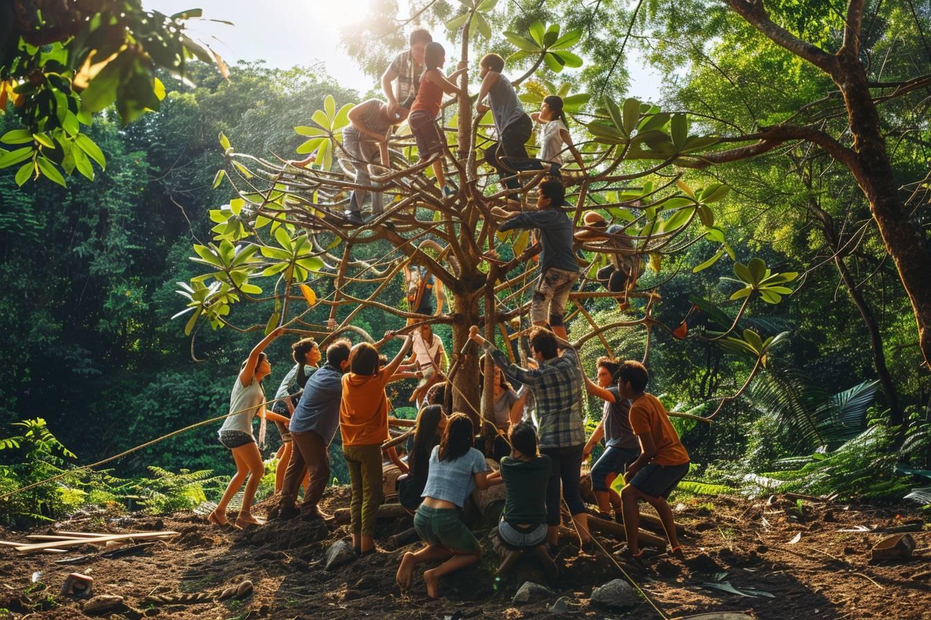 Team building entreprise : l'arbre d'activité, une solution innovante pour renforcer la cohésion