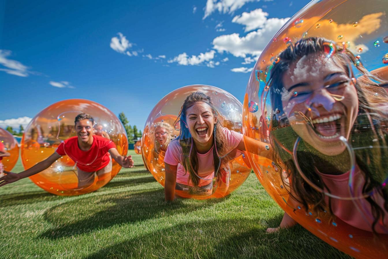 Team building innovant : découvrez l'aventure en bulles gonflables pour renforcer la cohésion d'équipe