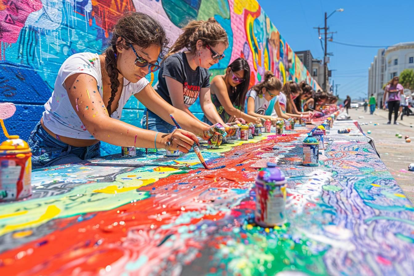 Team building créatif : atelier fresque pour renforcer la cohésion d'équipe