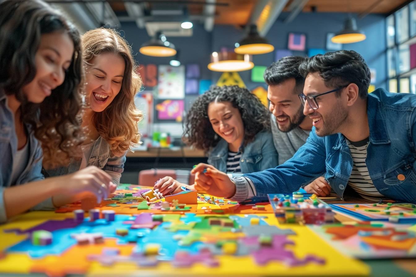 Découvrez la team building brain game zone : activités ludiques pour renforcer la cohésion d'équipe