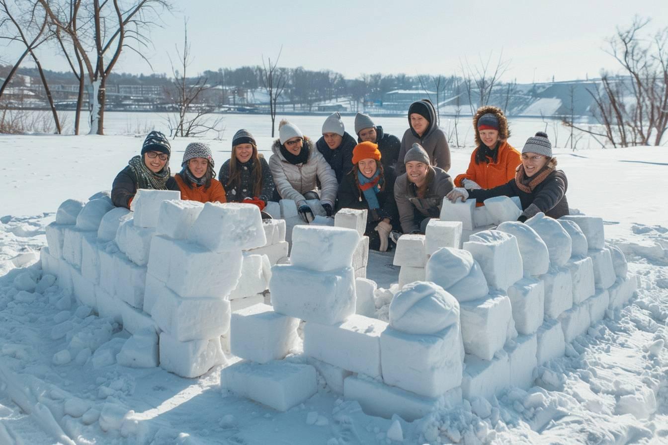 Construisez votre esprit d'équipe en bâtissant un igloo : une activité de team building unique et innovante