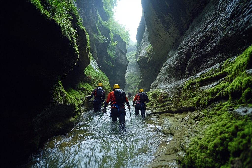 Ecrins Spéléo Canyon : Vivez une Aventure de Team Building Inoubliable en Canyoning et Spéléologie dans les Hautes-Alpes !