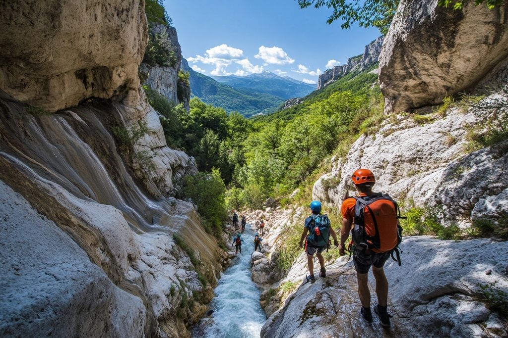 Canyop : Renforcez l'esprit d'équipe avec nos activités de canyoning et escalade en pleine nature près de Grenoble !
