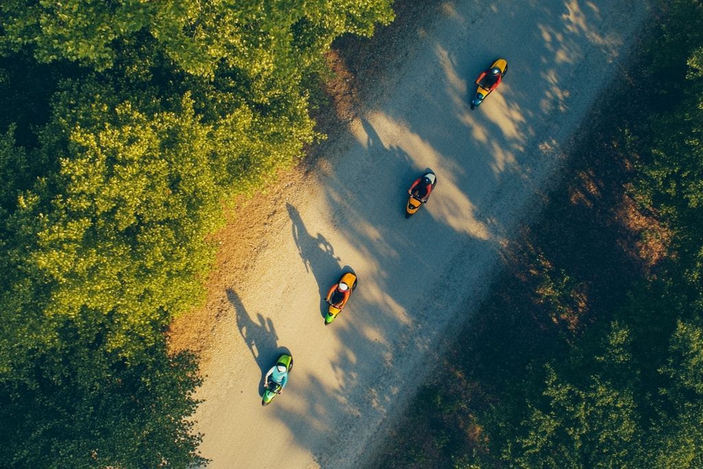 Just Explore For Fun : Team Building Aventure en Trottinette Électrique Tout Terrain en Ardèche