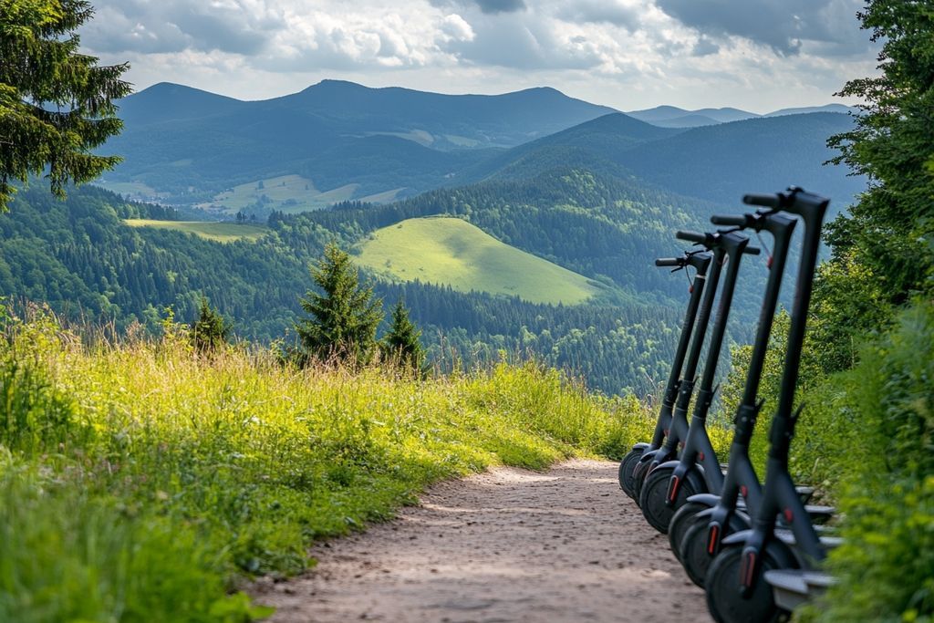 Trott'in Vosges : Renforcez l'esprit d'équipe avec des balades en trottinettes électriques tout terrain à Gérardmer